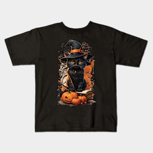 Little Halloween Enchantress Kids T-Shirt